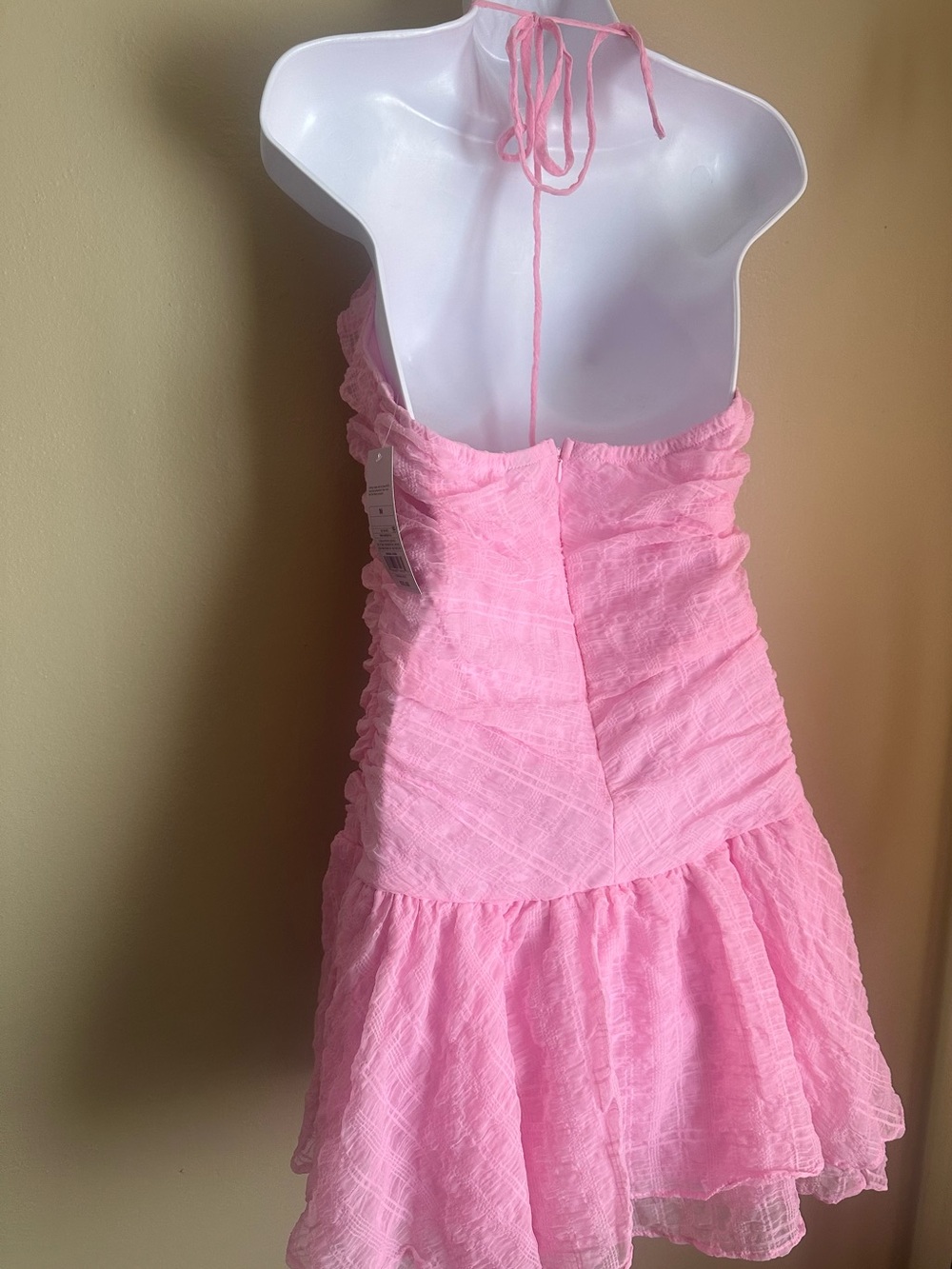 NWT Pink Ruffle Dress - Picture 3 of 5